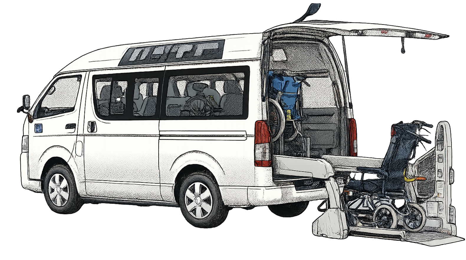 車いすリフト付き福祉車輌